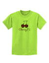 Cherry Pi Childrens T-Shirt-Childrens T-Shirt-TooLoud-Lime-Green-X-Small-Davson Sales