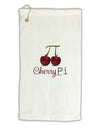 Cherry Pi Micro Terry Gromet Golf Towel 16 x 25 inch-Golf Towel-TooLoud-White-Davson Sales