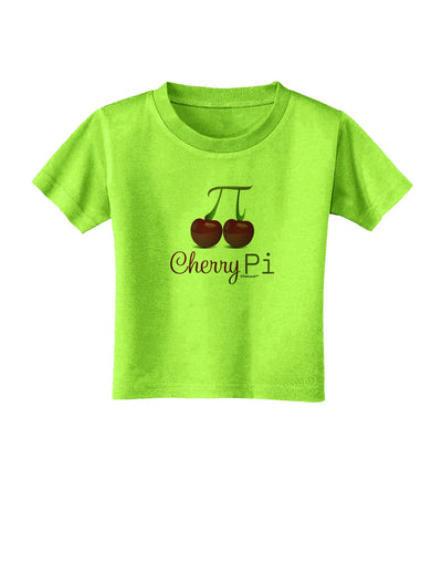 Cherry Pi Toddler T-Shirt-Toddler T-Shirt-TooLoud-Lime-Green-2T-Davson Sales