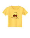 Cherry Pi Toddler T-Shirt-Toddler T-Shirt-TooLoud-Yellow-2T-Davson Sales