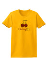 Cherry Pi Womens T-Shirt-Womens T-Shirt-TooLoud-Gold-X-Small-Davson Sales