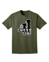 Chess Club Adult Dark T-Shirt by TooLoud-Mens T-Shirt-TooLoud-Military-Green-Small-Davson Sales