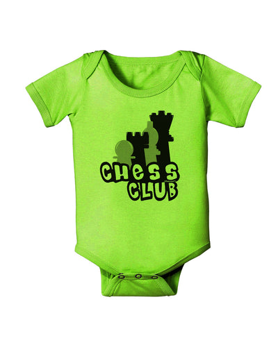 Chess Club Baby Romper Bodysuit by TooLoud-Baby Romper-TooLoud-Lime-Green-06-Months-Davson Sales