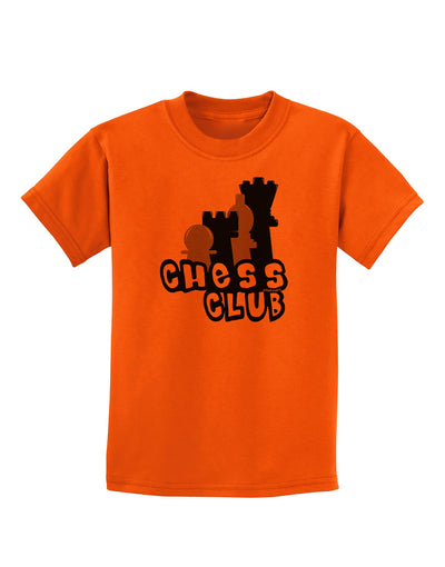 Chess Club Childrens T-Shirt by TooLoud-Childrens T-Shirt-TooLoud-Orange-X-Small-Davson Sales