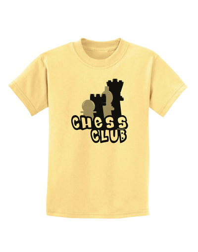 Chess Club Childrens T-Shirt by TooLoud-Childrens T-Shirt-TooLoud-Daffodil-Yellow-X-Small-Davson Sales