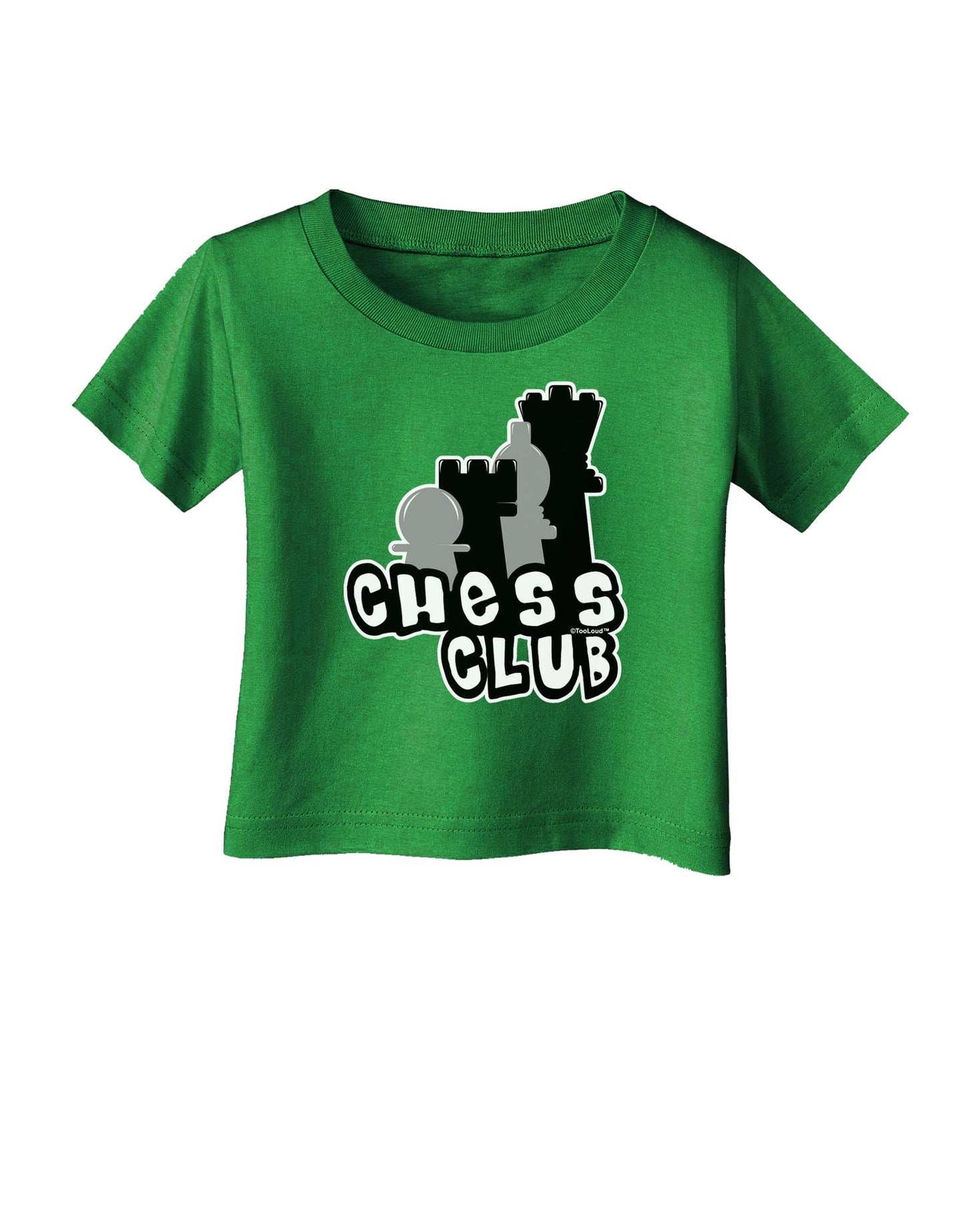 Chess Club Infant T-Shirt Dark by TooLoud-Infant T-Shirt-TooLoud-Clover-Green-06-Months-Davson Sales