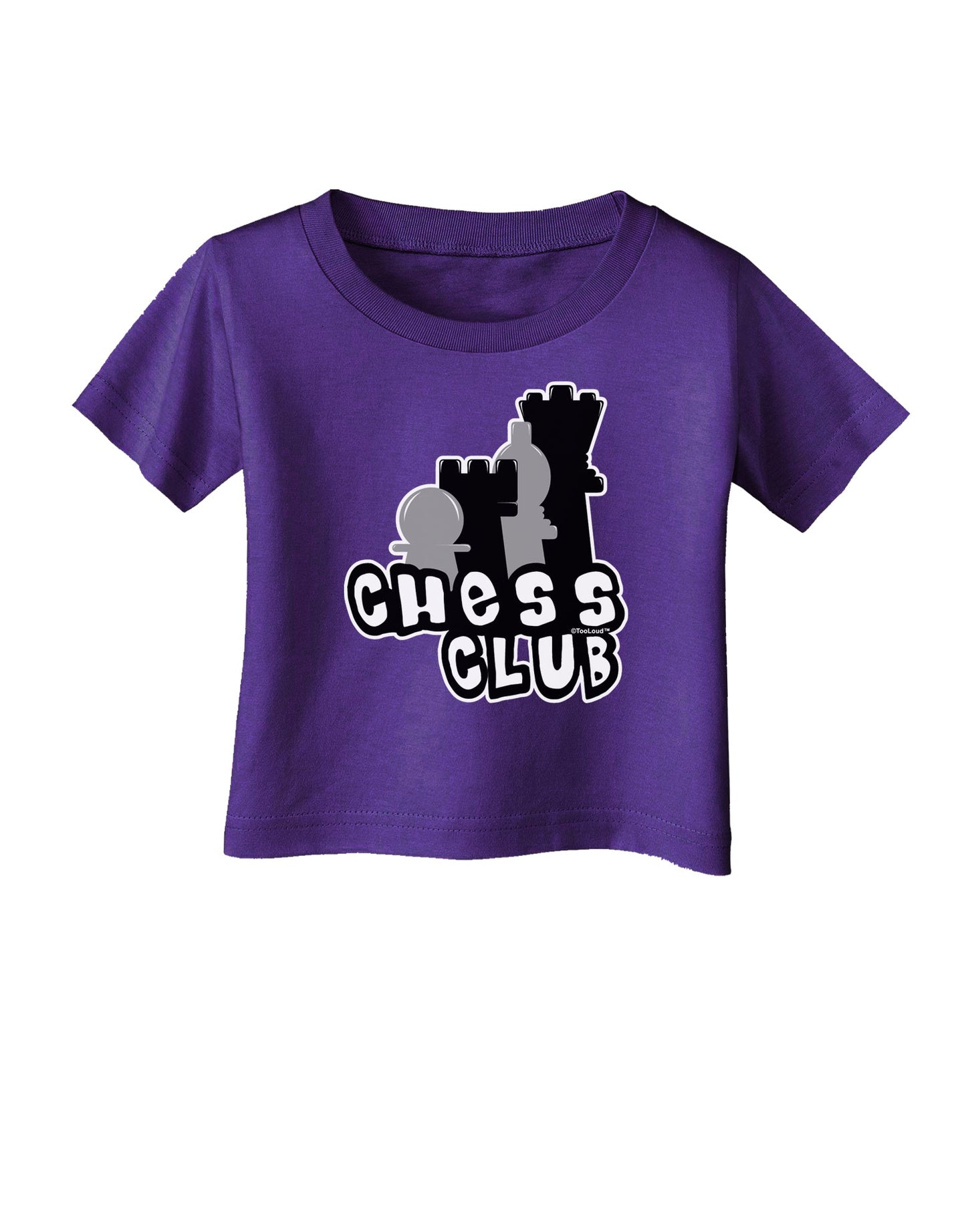 Chess Club Infant T-Shirt Dark by TooLoud-Infant T-Shirt-TooLoud-Purple-06-Months-Davson Sales