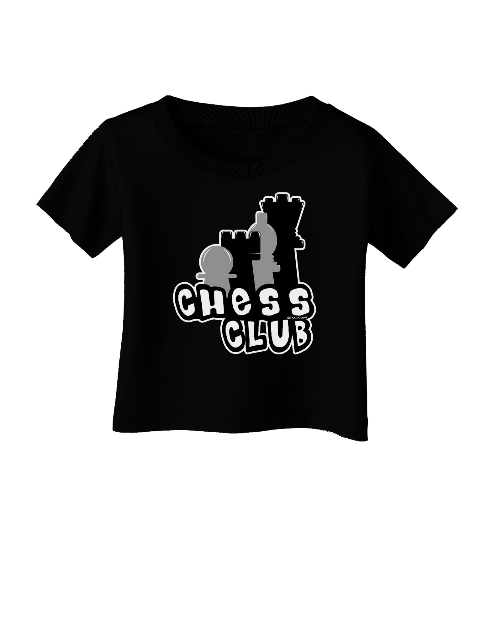 Chess Club Infant T-Shirt Dark by TooLoud-Infant T-Shirt-TooLoud-Black-06-Months-Davson Sales