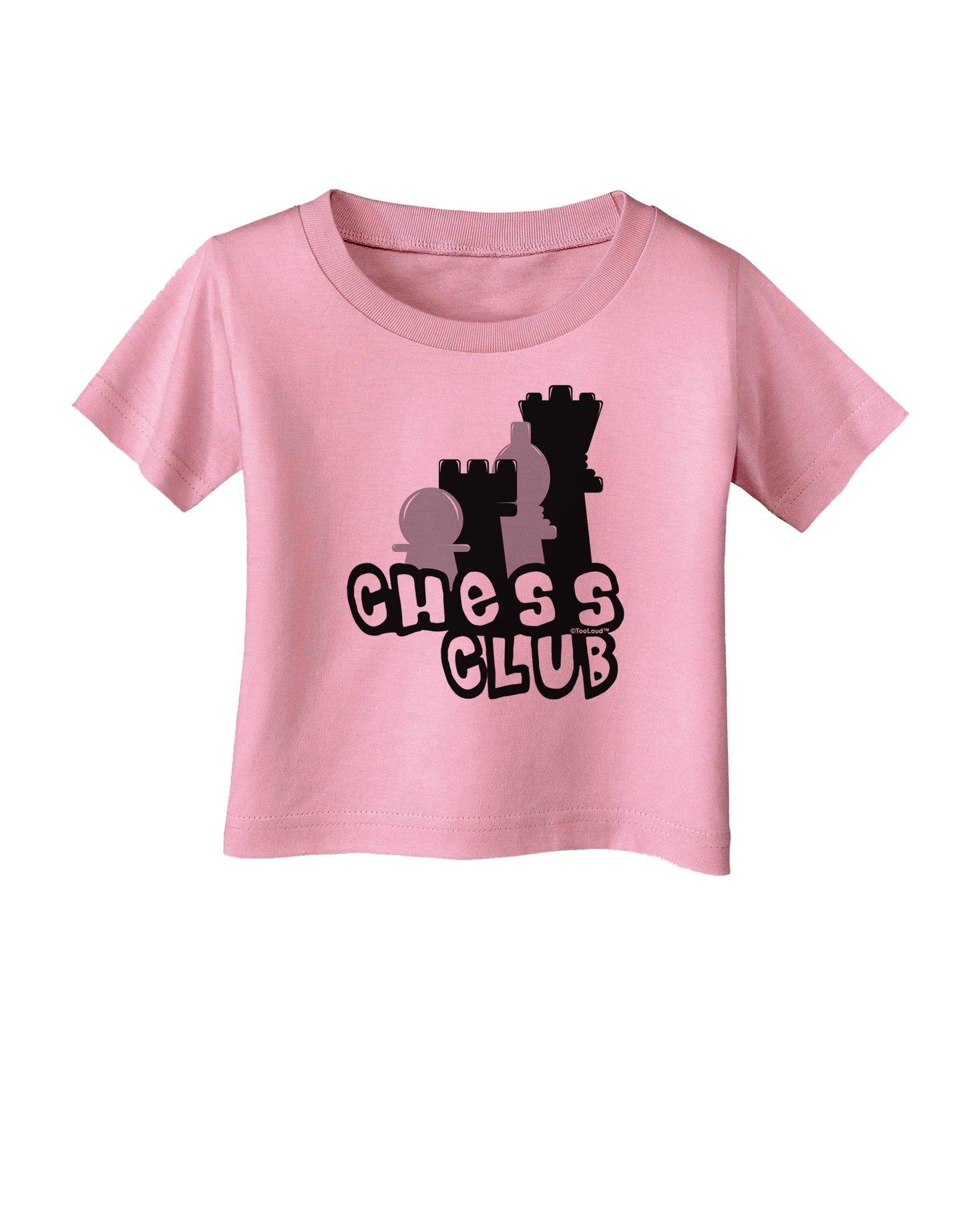 Chess Club Infant T-Shirt by TooLoud-Infant T-Shirt-TooLoud-Candy-Pink-06-Months-Davson Sales