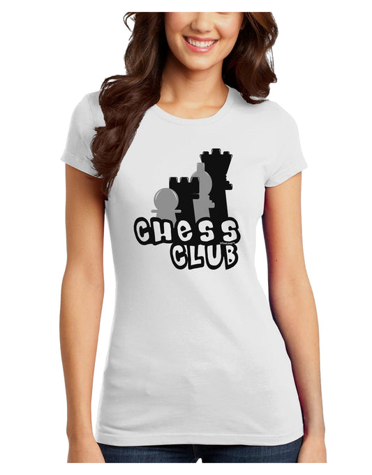 Chess Club Juniors T-Shirt by TooLoud-Womens Juniors T-Shirt-TooLoud-White-Juniors Fitted X-Small-Davson Sales