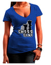 Chess Club Juniors V-Neck Dark T-Shirt by TooLoud-Womens V-Neck T-Shirts-TooLoud-Royal-Blue-Juniors Fitted Small-Davson Sales