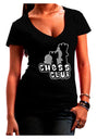 Chess Club Juniors V-Neck Dark T-Shirt by TooLoud-Womens V-Neck T-Shirts-TooLoud-Black-Juniors Fitted Small-Davson Sales