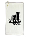 Chess Club Micro Terry Gromet Golf Towel 16 x 25 inch by TooLoud-Golf Towel-TooLoud-White-Davson Sales