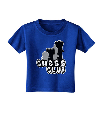 Chess Club Toddler T-Shirt Dark by TooLoud-Toddler T-Shirt-TooLoud-Royal-Blue-2T-Davson Sales