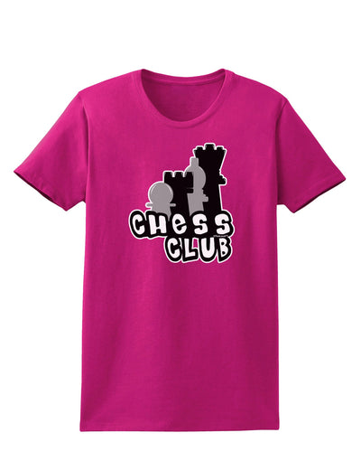 Chess Club Womens Dark T-Shirt by TooLoud-Womens T-Shirt-TooLoud-Hot-Pink-Small-Davson Sales