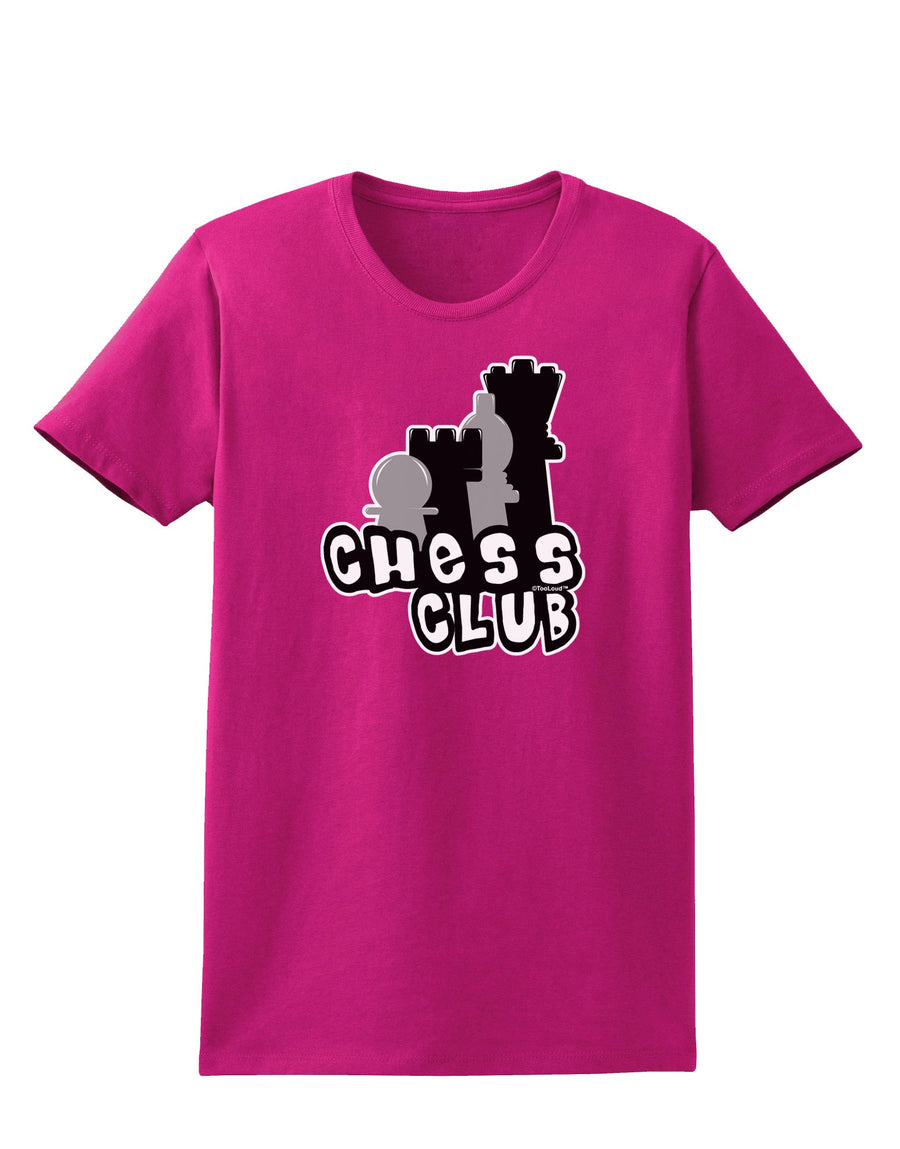 Chess Club Womens Dark T-Shirt by TooLoud-Womens T-Shirt-TooLoud-Black-X-Small-Davson Sales