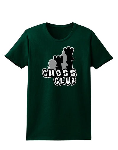 Chess Club Womens Dark T-Shirt by TooLoud-Womens T-Shirt-TooLoud-Forest-Green-Small-Davson Sales