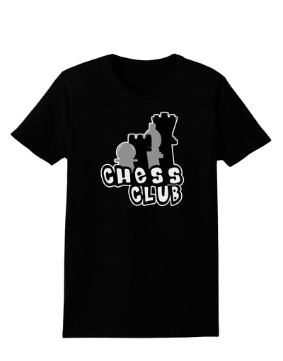 Chess Club Womens Dark T-Shirt by TooLoud-Womens T-Shirt-TooLoud-Black-X-Small-Davson Sales