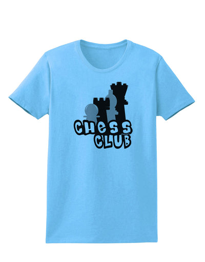 Chess Club Womens T-Shirt by TooLoud-Womens T-Shirt-TooLoud-Aquatic-Blue-X-Small-Davson Sales