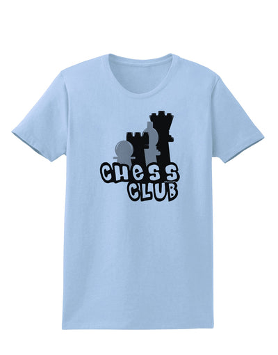 Chess Club Womens T-Shirt by TooLoud-Womens T-Shirt-TooLoud-Light-Blue-X-Small-Davson Sales