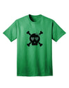 Chic Pink and Black Crossbones - Adult T-Shirt for Girls-Mens T-shirts-TooLoud-Kelly-Green-Small-Davson Sales