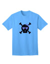 Chic Pink and Black Crossbones - Adult T-Shirt for Girls-Mens T-shirts-TooLoud-Aquatic-Blue-Small-Davson Sales