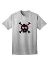 Chic Pink and Black Crossbones - Adult T-Shirt for Girls-Mens T-shirts-TooLoud-AshGray-Small-Davson Sales