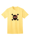 Chic Pink and Black Crossbones - Adult T-Shirt for Girls-Mens T-shirts-TooLoud-Yellow-Small-Davson Sales