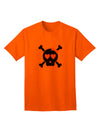 Chic Pink and Black Crossbones - Adult T-Shirt for Girls-Mens T-shirts-TooLoud-Orange-Small-Davson Sales