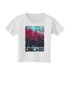 Chicago Abstract 2 Toddler T-Shirt-Toddler T-Shirt-TooLoud-White-4T-Davson Sales