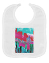 Chicago Abstract 2 Watercolor Baby Bib