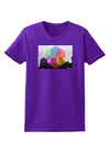 Chicago Abstract Womens Dark T-Shirt-TooLoud-Purple-XXX-Large-Davson Sales