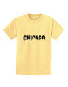 Chicago Skyline Cutout Childrens T-Shirt by TooLoud-Childrens T-Shirt-TooLoud-Daffodil-Yellow-X-Small-Davson Sales