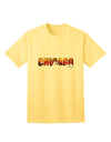 Chicago Skyline Cutout - Sunset Sky Adult T-Shirt: A Captivating Addition to Your Wardrobe by TooLoud-Mens T-shirts-TooLoud-Yellow-Small-Davson Sales