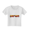 Chicago Skyline Cutout - Sunset Sky Toddler T-Shirt by TooLoud-Toddler T-Shirt-TooLoud-White-2T-Davson Sales