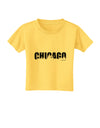 Chicago Skyline Cutout Toddler T-Shirt by TooLoud-Toddler T-Shirt-TooLoud-Yellow-2T-Davson Sales