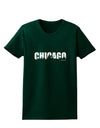 Chicago Skyline Cutout Womens Dark T-Shirt by TooLoud-Womens T-Shirt-TooLoud-Forest-Green-Small-Davson Sales