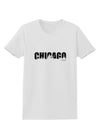 Chicago Skyline Cutout Womens T-Shirt by TooLoud