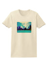 Chicago Skyline Watercolor Womens T-Shirt-Womens T-Shirt-TooLoud-Natural-X-Small-Davson Sales