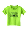 Chicago Triangles Toddler T-Shirt-Toddler T-Shirt-TooLoud-Lime-Green-4T-Davson Sales