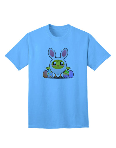 Chick In Bunny Costume Adult T-Shirt-unisex t-shirt-TooLoud-Aquatic-Blue-Small-Davson Sales