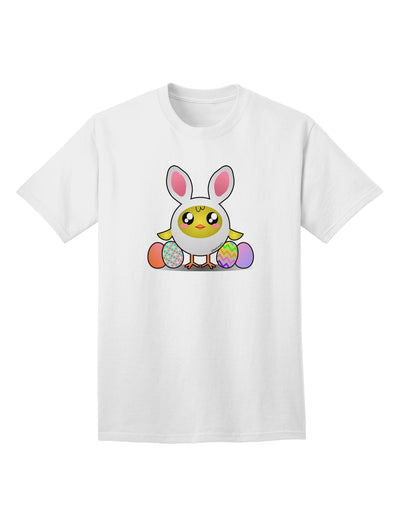 Chick In Bunny Costume Adult T-Shirt-unisex t-shirt-TooLoud-White-Small-Davson Sales