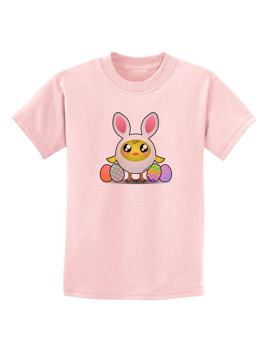 Chick In Bunny Costume Childrens T-Shirt-Childrens T-Shirt-TooLoud-White-X-Small-Davson Sales