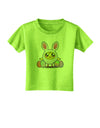 Chick In Bunny Costume Toddler T-Shirt-Toddler T-Shirt-TooLoud-Lime-Green-2T-Davson Sales