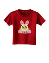 Chick In Bunny Costume Toddler T-Shirt Dark-Toddler T-Shirt-TooLoud-Red-2T-Davson Sales