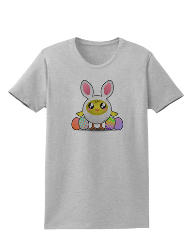 Chick In Bunny Costume Womens T-Shirt-Womens T-Shirt-TooLoud-AshGray-X-Small-Davson Sales