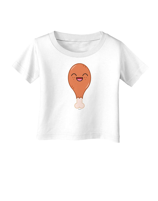 Chicken Leg Infant T-Shirt-Infant T-Shirt-TooLoud-White-06-Months-Davson Sales