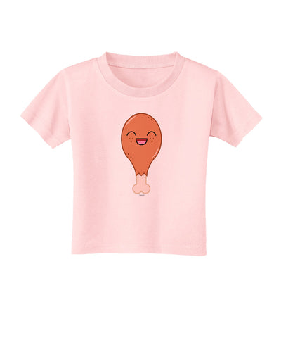 Chicken Leg Toddler T-Shirt-Toddler T-Shirt-TooLoud-Light-Pink-2T-Davson Sales