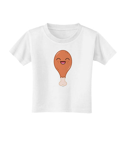 Chicken Leg Toddler T-Shirt-Toddler T-Shirt-TooLoud-White-2T-Davson Sales