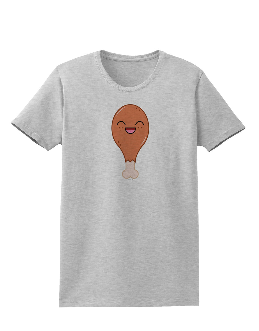 Chicken Leg Womens T-Shirt-Womens T-Shirt-TooLoud-White-X-Small-Davson Sales